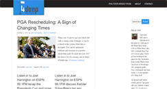 Desktop Screenshot of 4deepgolfblog.com